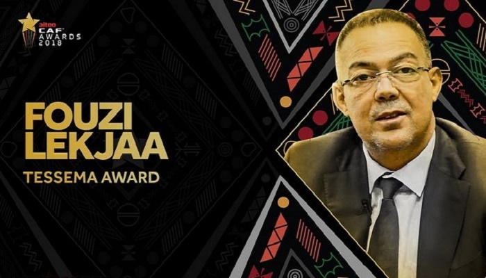 لقجع يتوج بجائزة أفضل رىيس اتحاد كرة لسنة 2018缩略图 لقجع يتوج بجائزة أفضل رىيس اتحاد كرة لسنة 2018缩略图