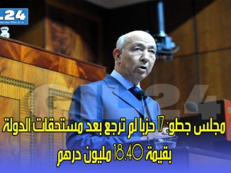 مجلس جطو: 17 حزبا لم ترجع بعد مبلغ بقيمة 18.40 مليون درهم إلى خزينة الدولة缩略图