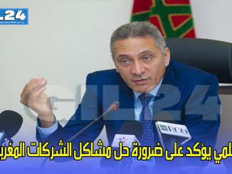 العلمي يؤكد على ضرورة حل مشاكل الشركات المغربية缩略图