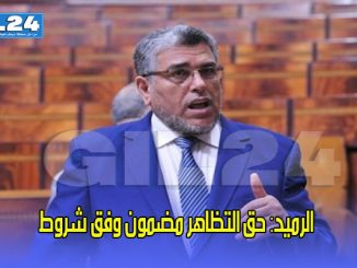 الرميد: حق التظاهر مضمون وفق شروط والقوات العمومية لها حق التدخل تحت الرقابة اللازمة缩略图