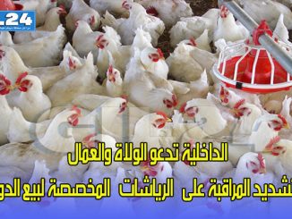 الداخلية تدعو الولاة والعمال إلى تشديد المراقبة على “الرياشات” المخصصة لبيع الدواجن缩略图