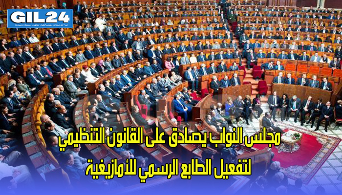 مجلس النواب يصادق على القانون التنظيمي لتفعيل الطابع الرسمي للأمازيغية缩略图 مجلس النواب يصادق على القانون التنظيمي لتفعيل الطابع الرسمي للأمازيغية缩略图