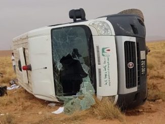 حادثة سير طفيفة لأفراد المركظ الجهوي لتحاقن الدم بوجدة缩略图