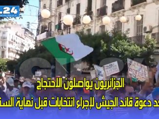 الجزائريون يواصلون الاحتجاج بعد دعوة قائد الجيش لإجراء انتخابات قبل نهاية السنة缩略图