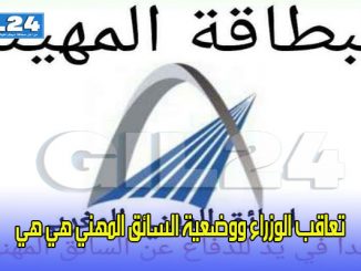 تعاقب الوزراء ووضعية السائق المهني هي هي缩略图