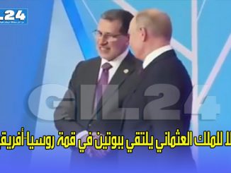 ممثلا للملك العثماني يلتقي ببوتين في قمة روسيا-افريقيا缩略图