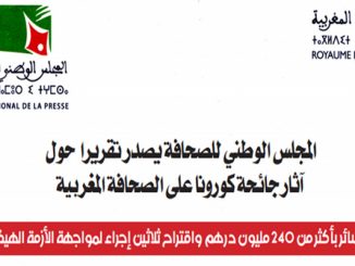 تقرير خسائر الصحافة تقدر بأكثر من 240 مليون درهم والمجلس الوطني يقترح ثلاثين إجراء لمواجهة الأزمة الهيكلية缩略图