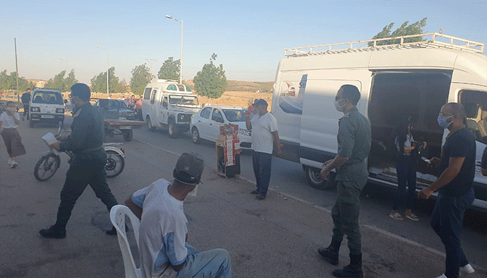 وجدة:حملة واسعة النطاق للتوعية والتحسيس لمجابهة كورونابتراب الدائرة الحضرية وادي الناشف – سيدي معافة插图