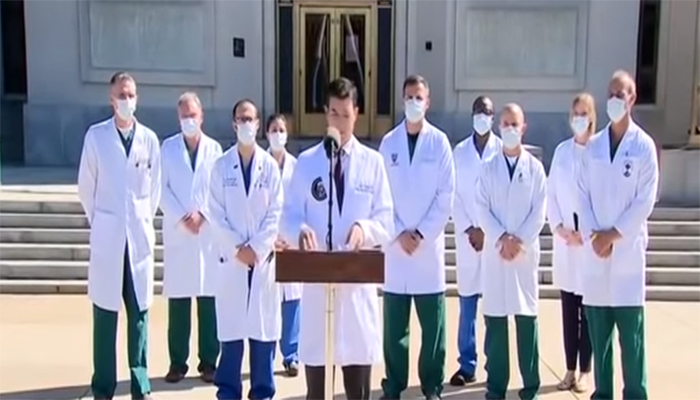 فريق ترامب الطبي يكشف عن الوضع الصحي للرئيس الأمريكي缩略图 فريق ترامب الطبي يكشف عن الوضع الصحي للرئيس الأمريكي缩略图