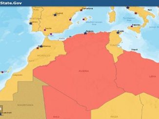 امريكا تنشر خريطة المغرب كاملة وتصنفه منطقة امنة وتحذر من السفر إلى الجزائر缩略图