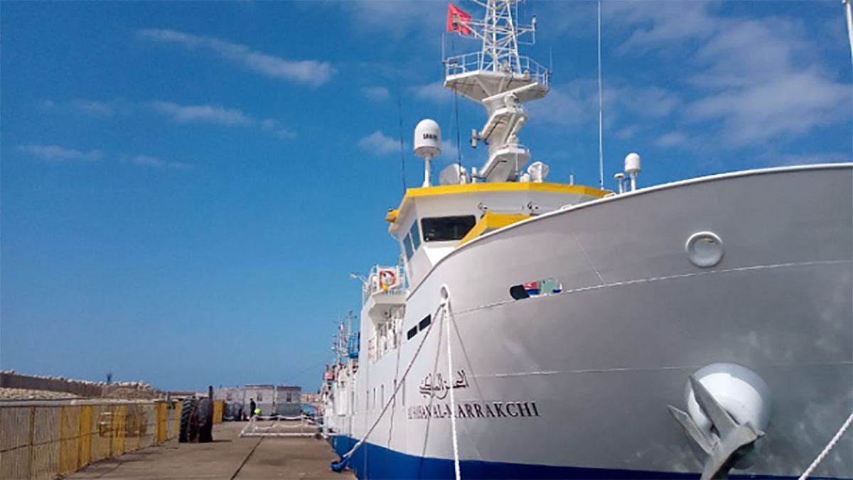 المغرب يتسلم سفينة أبحاث متطورة أطلق عليها الملك اسم “الحسن المراكشي缩略图