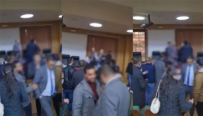 مهزلة .. مناقشة أطروحة بكلية الحقوق تتحول إلى ساحة حرب وسجال缩略图 مهزلة .. مناقشة أطروحة بكلية الحقوق تتحول إلى ساحة حرب وسجال缩略图