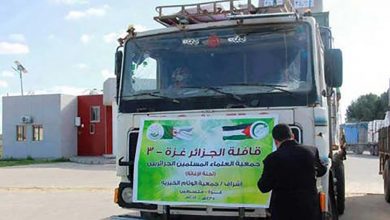 إســرائــيل تـســمــح بدخــول مـسـاعـدات جــزائــريــة إلـى غـــزة بـشـروط مـشــددة ومــذلــة缩略图 إســرائــيل تـســمــح بدخــول مـسـاعـدات جــزائــريــة إلـى غـــزة بـشـروط مـشــددة ومــذلــة缩略图