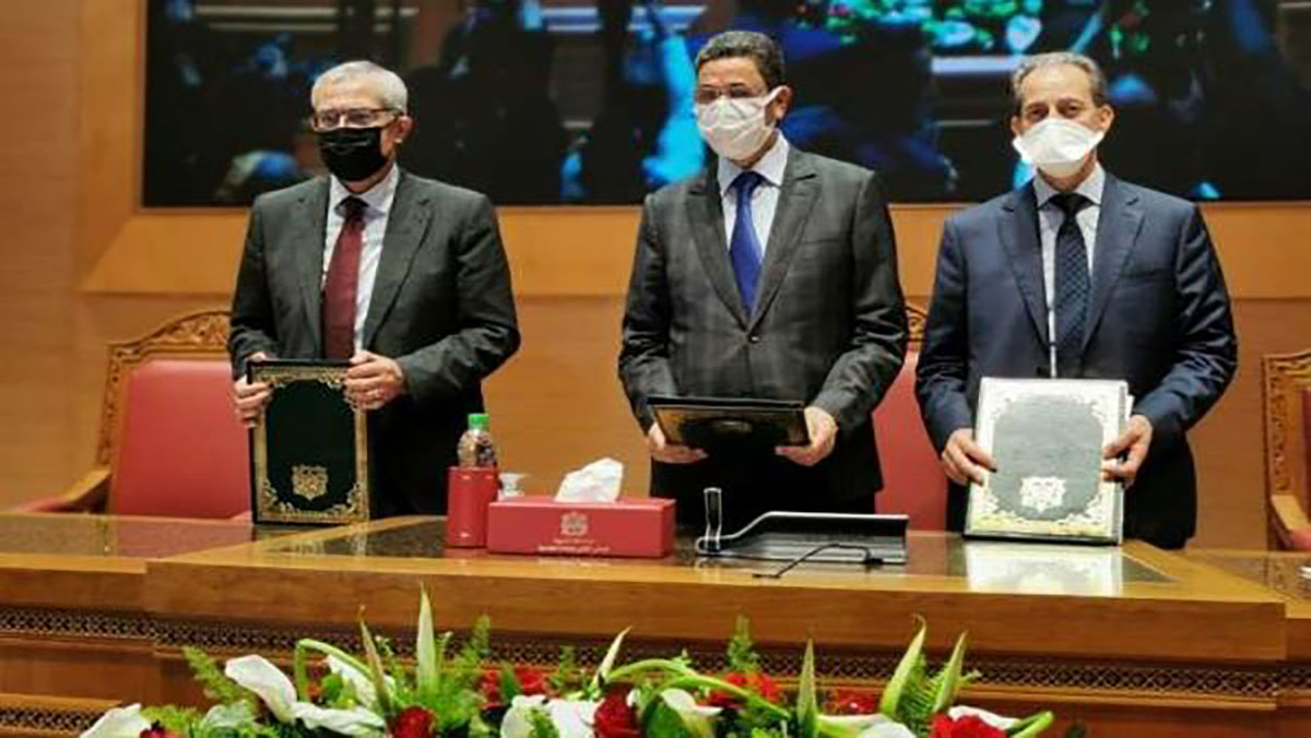 عبد النباوي وبنعبد القادر والداكي يوقعون على قرار تعديل اختصاصات هيأة التنسيق في مجال الإدارة القضائية缩略图