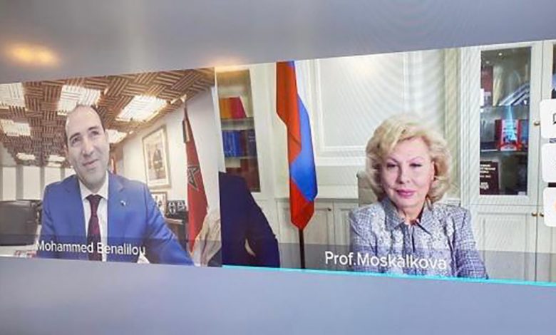 وسيط المملكة يتحدث الى المندوبة السامية لحقوق الإنسان بروسيا الاتحادية缩略图 وسيط المملكة يتحدث الى المندوبة السامية لحقوق الإنسان بروسيا الاتحادية缩略图