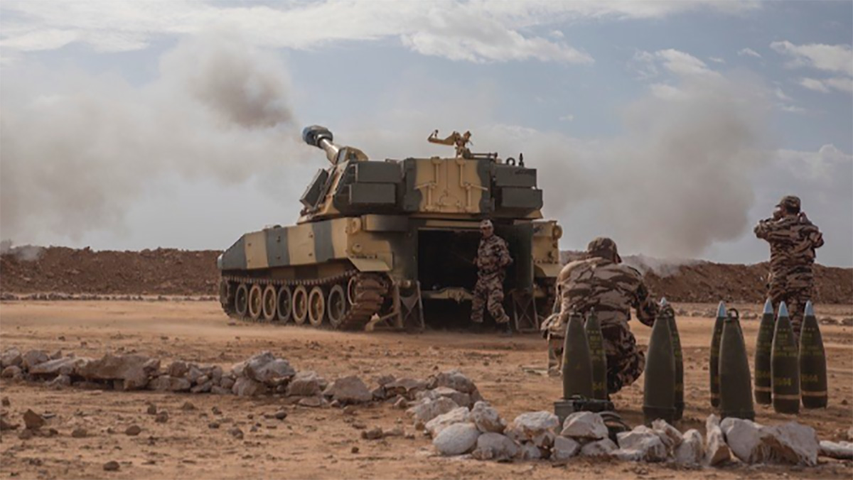 بينها الجيش الأمريكي .. قوات دول عظمى تحط آلياتها العسكرية في “المحبس” بالصحراء المغربية缩略图