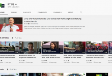 دون تبرير او انذار سابق موقع “يوتيوب” يحذف قناتين لـ RT نهائياً ام حرب اعلامية بين المانيا وروسيا缩略图