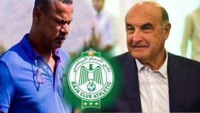 نادي الرجاء الرياضي بقايدة جمال خلفاوي يعلن يكرم مدربه السابق التونسي سعد جردة الشابي缩略图