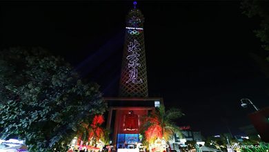 برج القاهرة يتزين بشعار: أولمبياد بكين الشتوية 2022 مع بدء العد التنازلي للأولمبياد缩略图