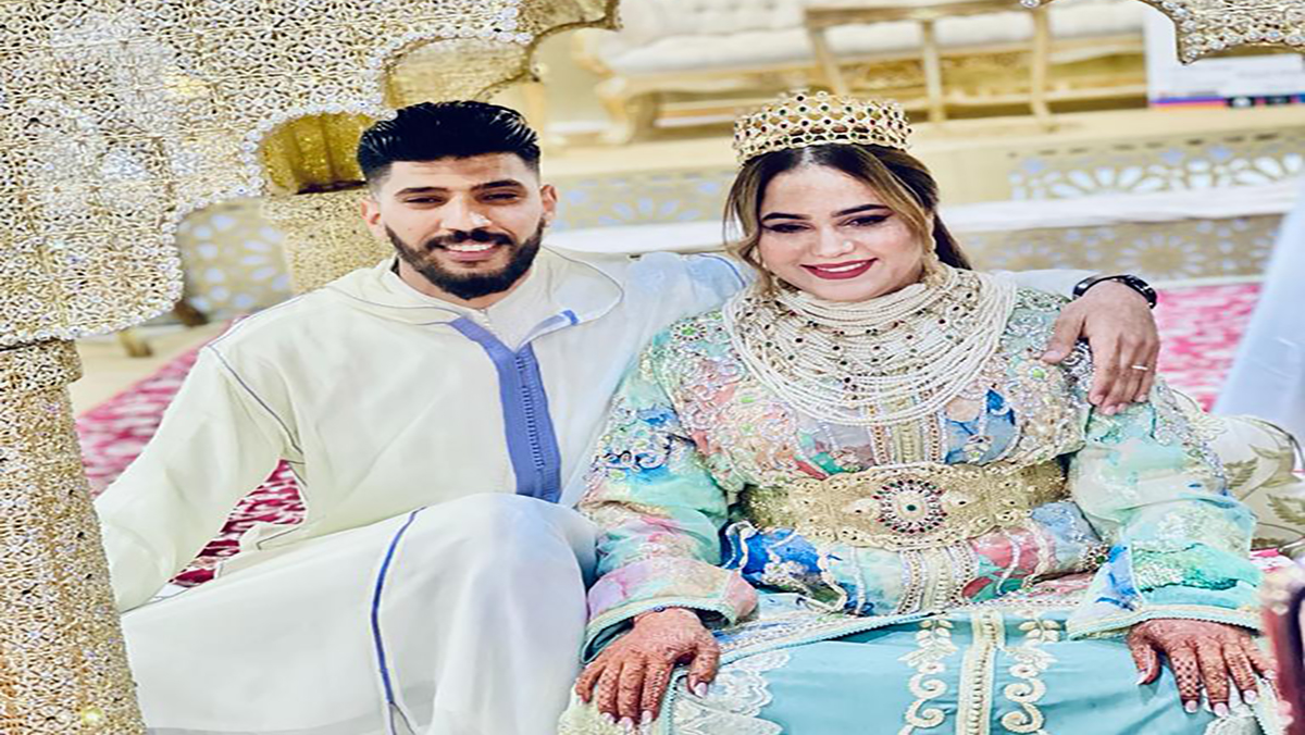 تهنئة لفاطمة الزهراء وحمزة بمناسبة دخول القفص الذهبي缩略图