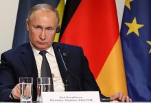 الرئيس الروسي فلاديمير بوتين في تصريح صحفي缩略图