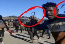 حجز مئات الأسلحة لدى الأفارقة المقتحمين لسياج مليلية المحتلة缩略图