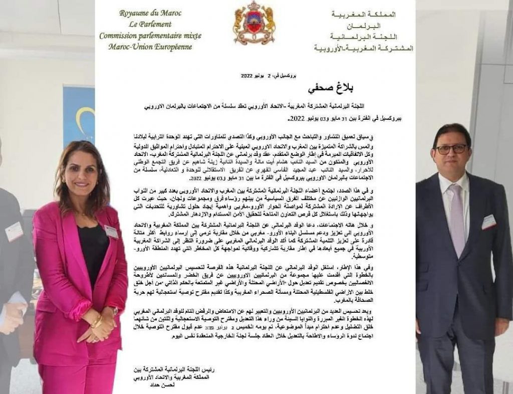 زينة شاهيم : قضايا مهمة في الحوار الأورو_ مغربي واللجنة المشتركة تواصل مسارها في خدمة الدبلوماسية المغربية . 插图 زينة شاهيم : قضايا مهمة في الحوار الأورو_ مغربي واللجنة المشتركة تواصل مسارها في خدمة الدبلوماسية المغربية . 插图