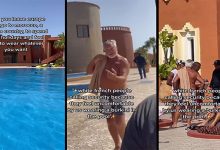 بسبب ارتدائها البوركيني .. سياح فرنسيون يطردون مغربية من مسبح بمراكش缩略图