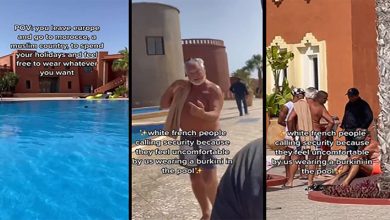 بسبب ارتدائها البوركيني .. سياح فرنسيون يطردون مغربية من مسبح بمراكش缩略图