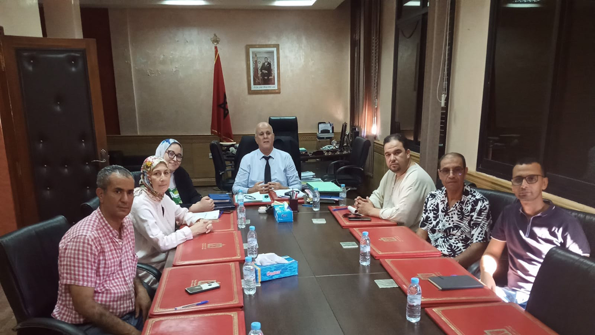 مكتب الفرع الإقليمي الموسع لحزب التقدم والاشتىراكية في ضيافة رئيس مجلس جماعة بوجدة缩略图