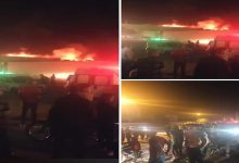 نشوب حريق خطير بمستودع بالحي الصناعي بوجدة..缩略图