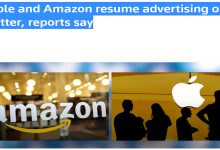 تقارير : شركتي آبل وأمازون تستأنفان الإعلان على تويتر缩略图