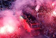 وصول المنتخب المغربي وإنطلاق الإحتفال الشعبي والجماهيري بمدينتي سلا والرباط.缩略图 وصول المنتخب المغربي وإنطلاق الإحتفال الشعبي والجماهيري بمدينتي سلا والرباط.缩略图