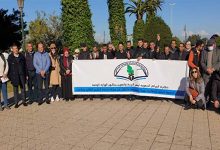 دكاترة المراكز الجهوية لمهن التربية والتكوين ينظمون أول وقفة احتجاجية على تماطل الوزارة بشأن مباراة التوظيف缩略图