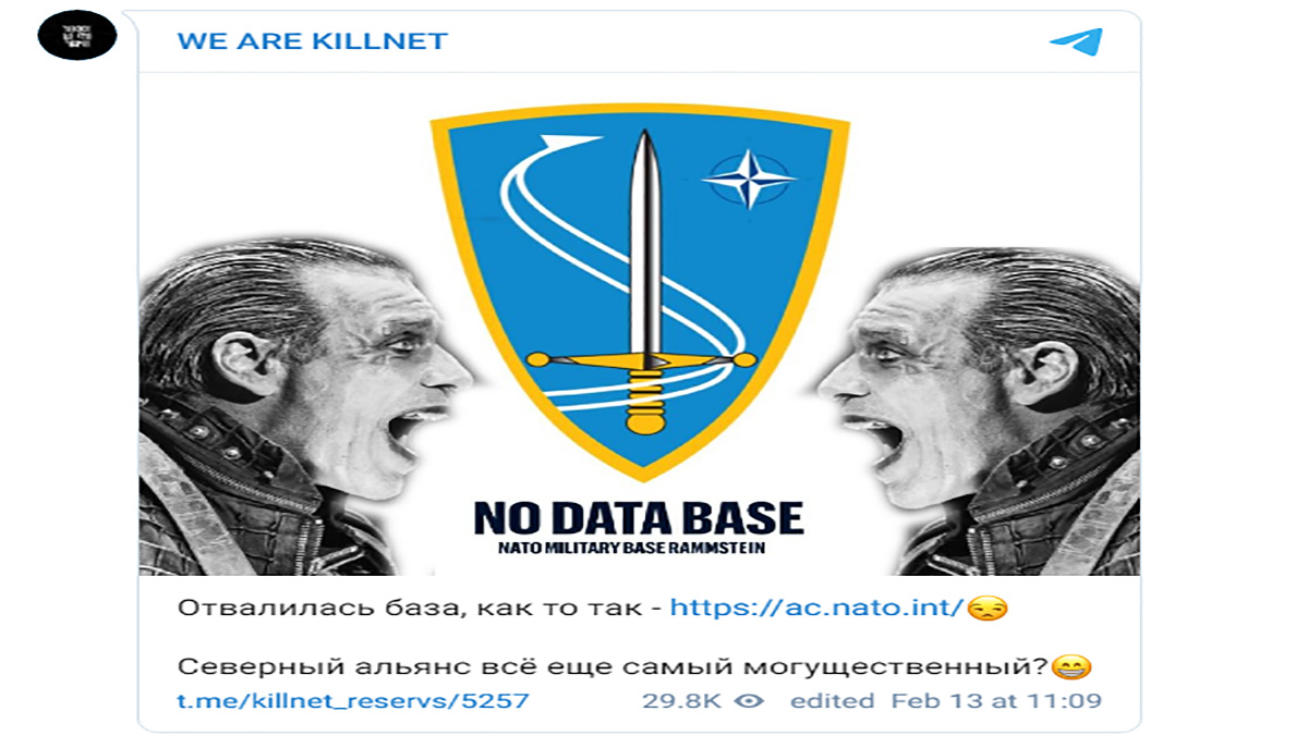 هاكرز روس يؤكدون اختراق موقع قيادة الناتو الجوية بقاعدة “رامشتاين”缩略图