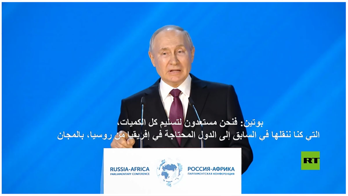 بوتين: القمح “مجانا” لأفريقيا ..缩略图