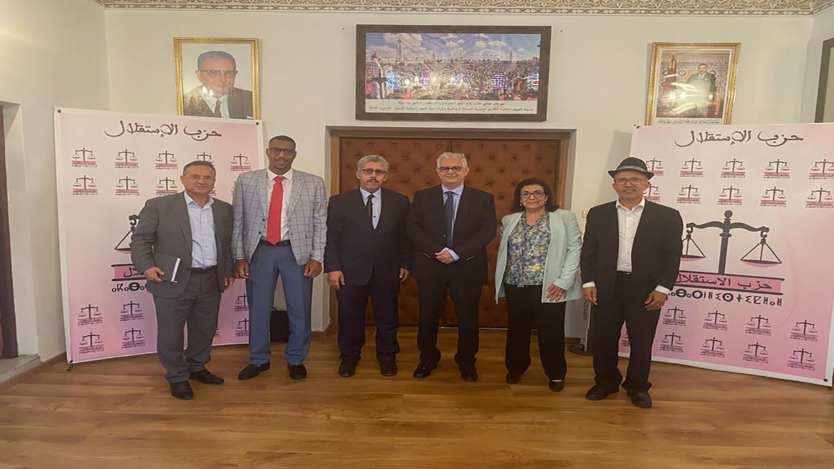 الأمين العام لحزب الاستقلال يستقبل الائتلاف الوطني من أجل اللغة العربية缩略图