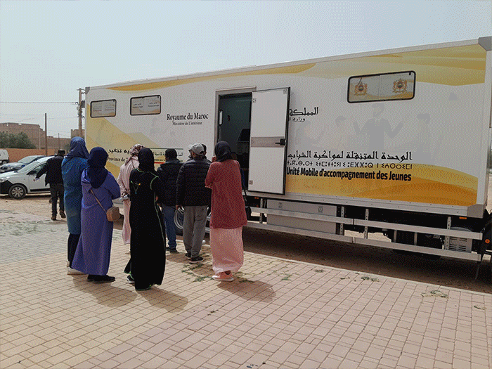 تنغير: قافلة المبادرة الوطنية للتنمية البشرية تجوب مداشر الإقليم لمواكبة الشباب حاملي افكار مشاريع插图