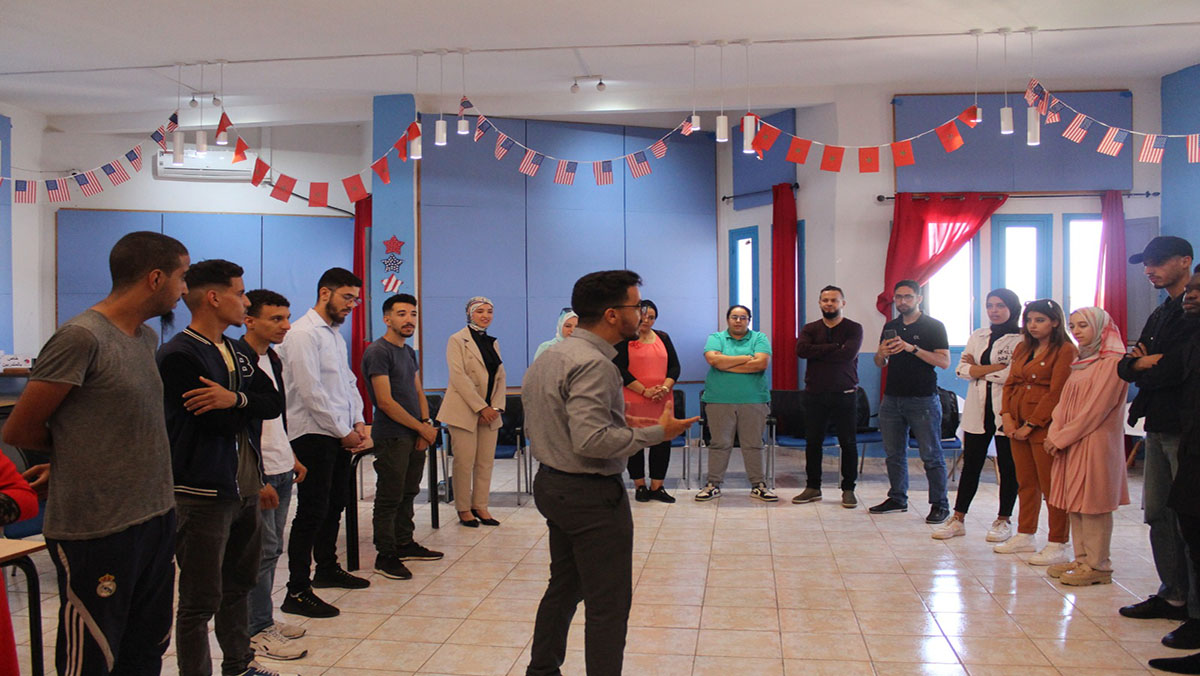 الفضاء الأمريكي بوجدة ينظم ورشة حول تقنيات وأساسيات التصوير الصحفي缩略图