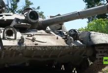 العثور في دونيتسك على دبابة جزائرية تركها الجنود الاوكرانيون قبل هروبهم缩略图