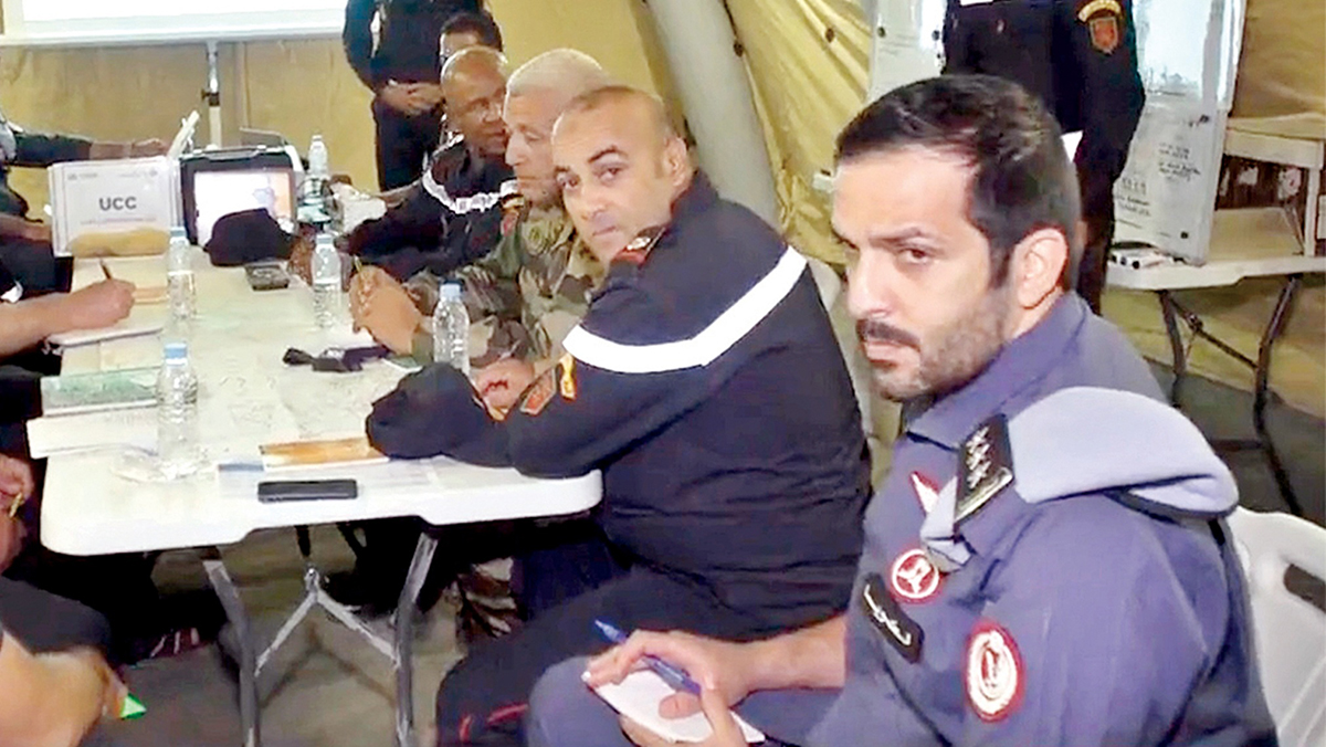 الملك يبعث برقية شكر وامتنان إلى قائد مجموعة الإنقاذ والإغاثة القطرية الدولية缩略图