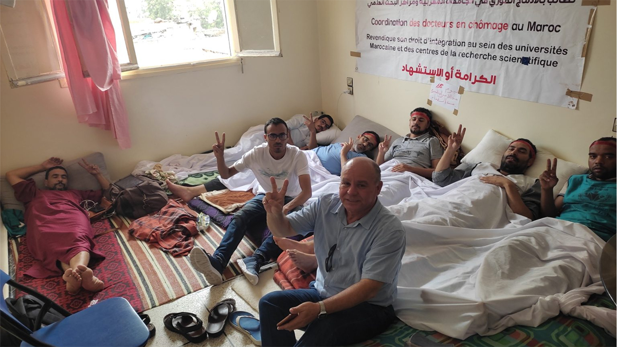 بعد 40 يوما من الاضراب.. الحالة الصحية للدكاترة المضربين تثير قلق الحقوقيين缩略图