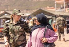 خلية للدعم النفسي بالمستشفى الميداني للقوات المسلحة الملكية بأسني缩略图