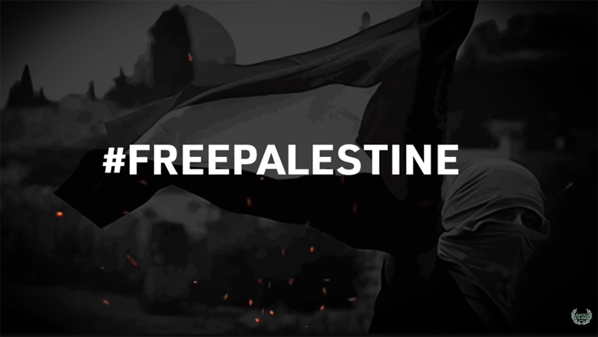 جماهير الرجاء المغربي تتضامن مع الشعب الفلسطيني على طريقتها الخاصة缩略图