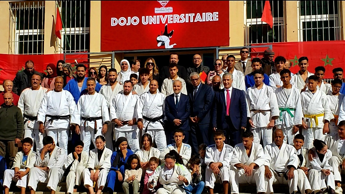 وجدة: البنية الرياضية لرياضة الجيدو تتعزز بتدشين “دوجو” جامعي إفريقي بالمركب الجامعي لجامعة محمد الأول..缩略图