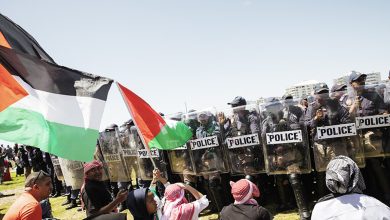 توتر في جنوب إفريقيا اثر تظاهرتين إحداهما لمساندة فلسطين والأخرى لدعم الإسرائيليين缩略图