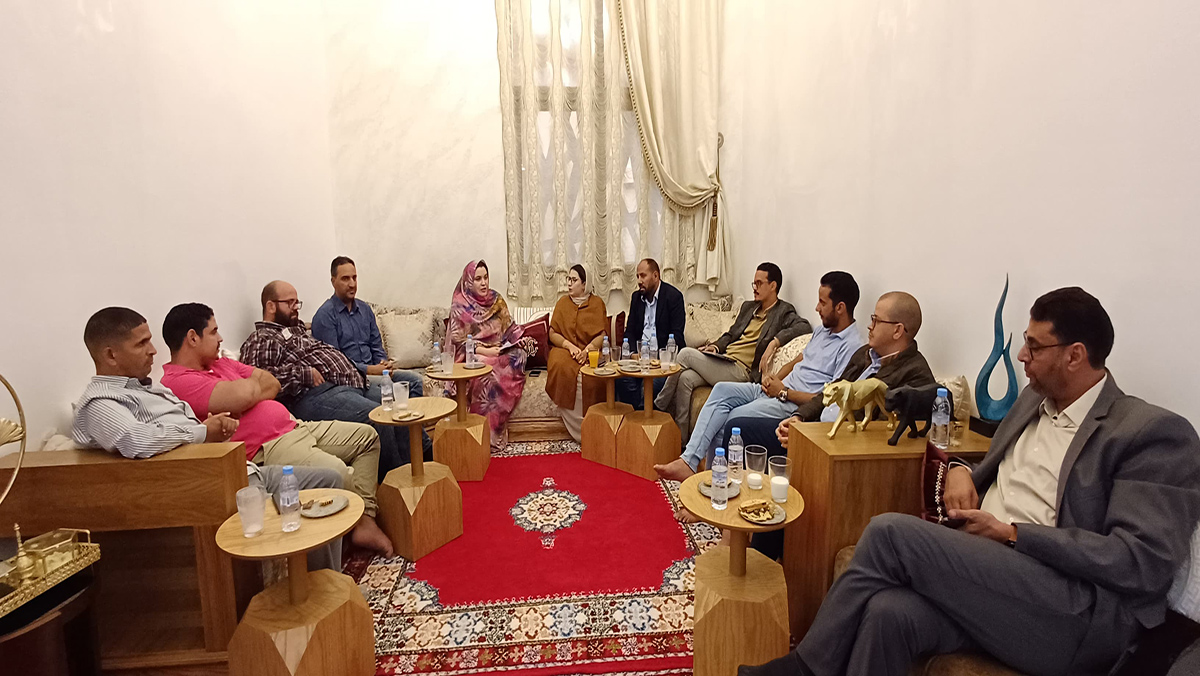 العيون: البرلمانية حياة العريش تستقبل مجموعة من أرباب المقاولات المنضوية تحت لواء الفيدرالية المغربية لناشري الصحف缩略图