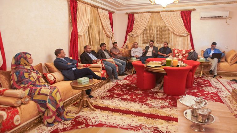 الحجة الجماني تستقبل أرباب المقاولات الإعلامية بجهة العيون الساقية الحمراء