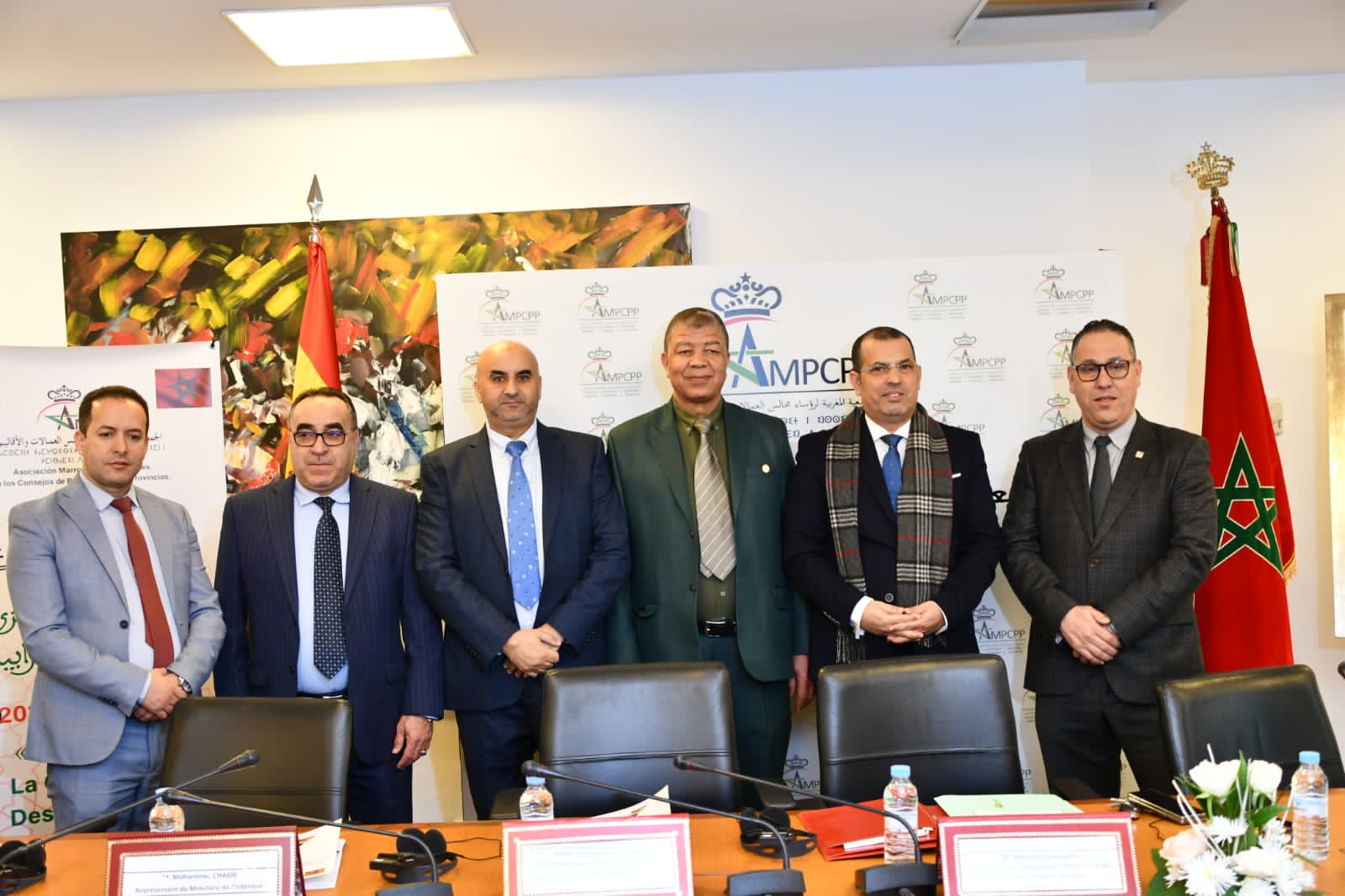 أعضاء حكومة وعمداء جماعات جهة الأندلس الإسبانية وفدرالية جماعات جزر الكناري في ضيافة الجمعية المغربية رؤساء مجالس العمالات والأقاليم.缩略图