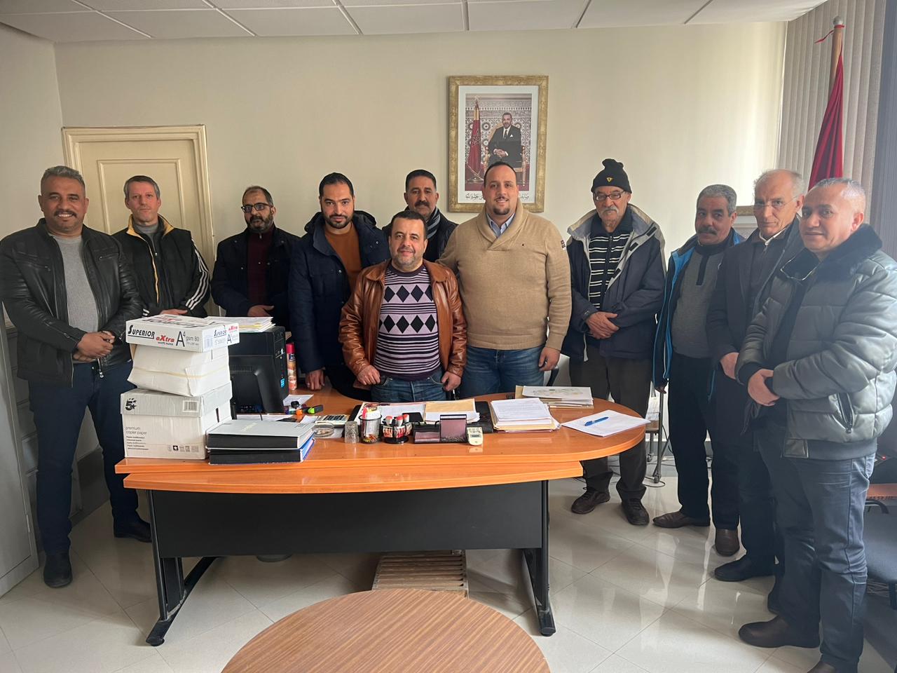 لقاء مهم بين السيد سفيان الموساتي قائد الملحقة الإدارية الثانية و جمعية السلام لتجار سوق القدس وجدة缩略图